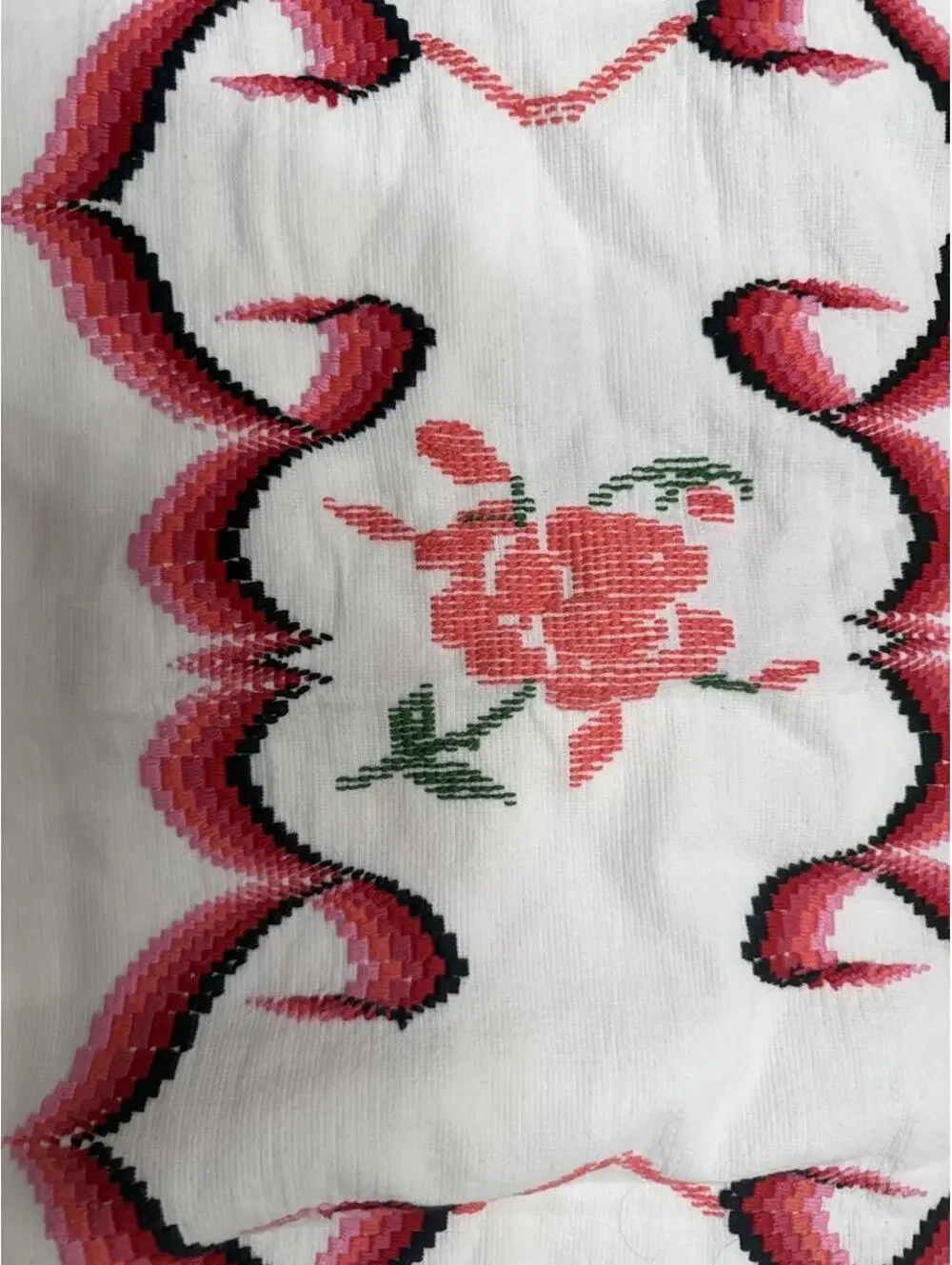 American Vintage  White and Multi Soft-furnishings-textil